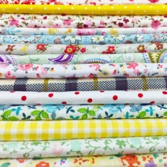 200 Lot 4X 4 Quilting Fabric Colors Cotton Sewing Supplies Patchwork New