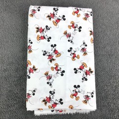 Disney Fabric White Mickey Minnie Scattered Allover Springs Creative – 2.5 Yards