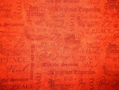 red cotton quilt fabric Christmas Emporium Graphic 45 noel holiday words Merry