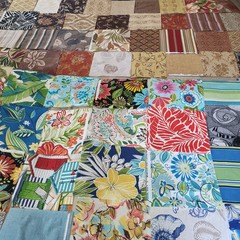 Heavy Duty Fabric Samples 100% woven Polyester Crafting Upcycling Bag Making etc