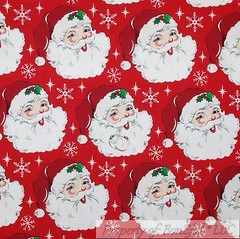 BonEful Fabric FQ Cotton Flannel Red White Pink STRIPE Candy Xmas Calico US SALE