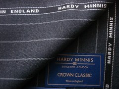100% WOOL SUITING FABRIC CROWN CLASSIC IN “Charcoal” MADE IN ENGLAND = 3.5 m.
