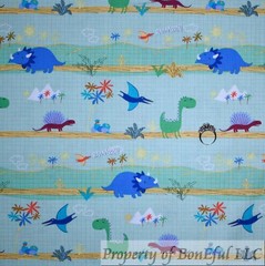 BonEful Fabric FQ Cotton Quilt Rainbow Scenic Farm Tractor Barn Windmill Fields