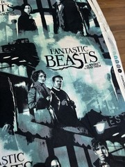 Camelot HARRY POTTER FANTASTIC BEASTS cotton sewing fabric By The Yard