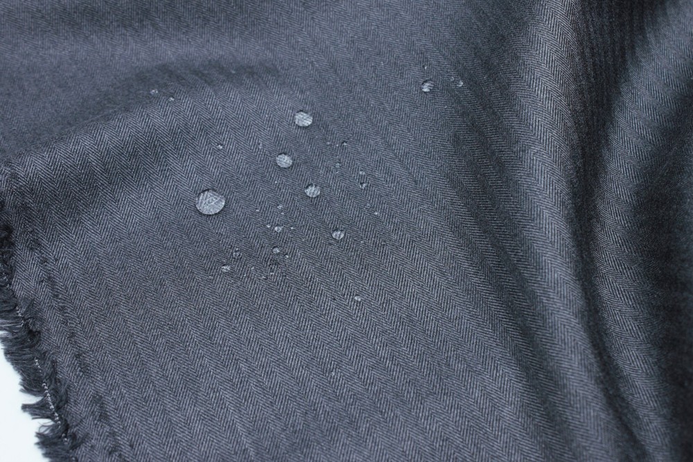 2.5m Ermenegildo Zegna Silk rainwear fabric trench coat water repellent Seta100%