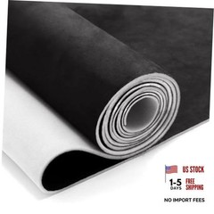 Suede Auto Headliner Fabric with Foam Backing – Interior 120″ L × 60″ W 1 Black