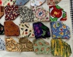 Quilting Fabric Squares 2.5″ Set of 297 Assorted Patterns Colors