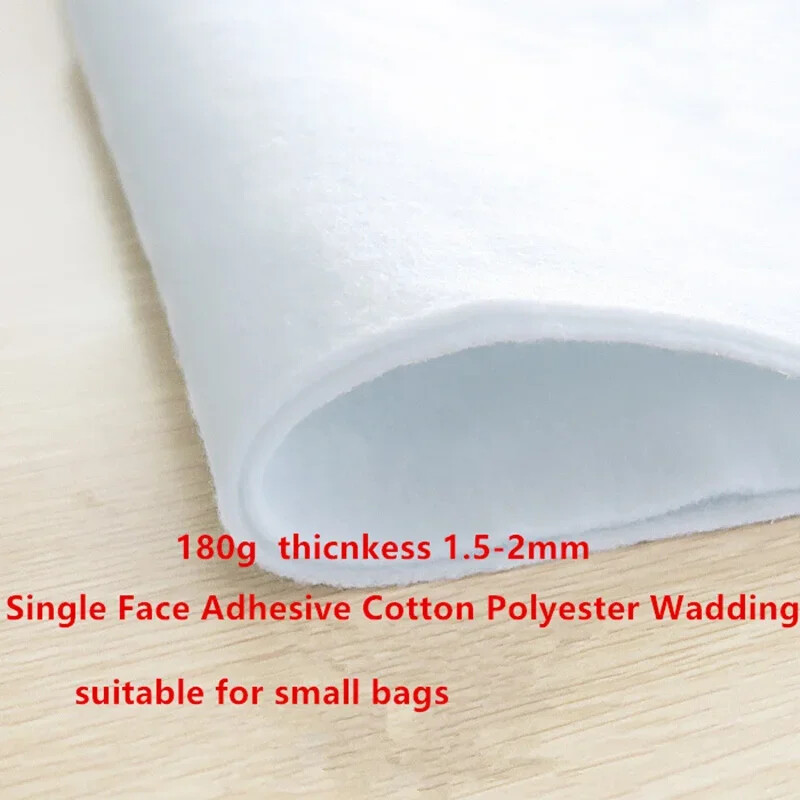 Cotton Polyester Wadding Interlinings Single Adhesive Filling Quilting Batting