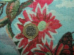 Curtain Upholstery Tapestry Fabric “Butterflies In The Sky” Cushion Chair Pads