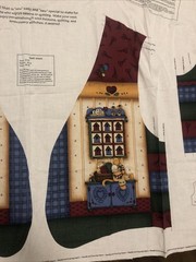 Needle Art From My Heart Vest Fabric Panel 36” X 57” New