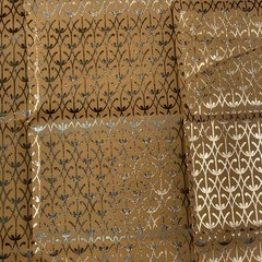 Yellow And Gold Cotton 18”x22” Fat Quarter New