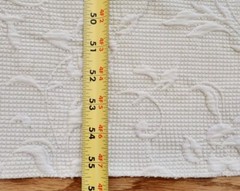 Ivory Brocade Upholstery Furniture Fabric 89″ x 55″ New Medium to Heavy Weight