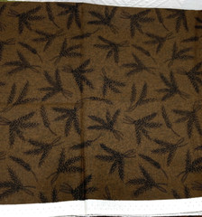 Bundles of Wheat on Brown 1/2Y x 44″W David Textiles Cotton Fabric