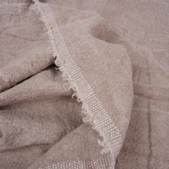 440gsm HEAVY Pure 100% LINEN – Natural Fabric European flax – sack rustic washed