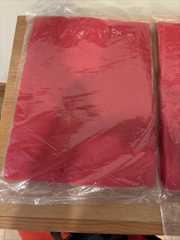 9″ x 12″ Acrylic Felt Sheets Red