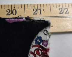 2-7/8+yds David Textiles Sugar Skulls Fabric Day Of The Dead Glitter Flowers