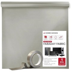Faraday Fabric 44″x20 ft + Tape – Military Grade Shielding