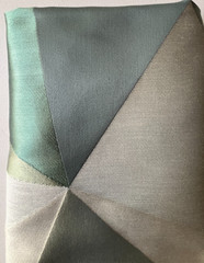 Donghia Jester Green Designer Fabric Remnant 24″x24″