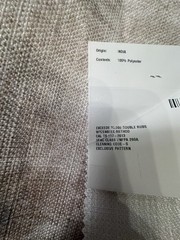 Fabricut Artscape-F Dove Designer Upholstery Fabric Sample 27” Neutral Abstract