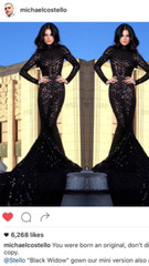Blush Geometric Sequin Fabric on Mesh 2 Way Stretch “BombShell Sequins”