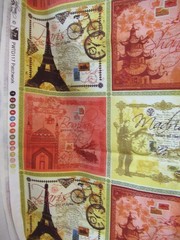 TOP DRAWER PATCHWORK INTERNATIONAL BLOCKS RARE SZ 1Y12″X42″ NEW