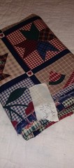3 Pieces Mixed. please see photos for sizes. ( Lot 20 Vintage)b Quilting