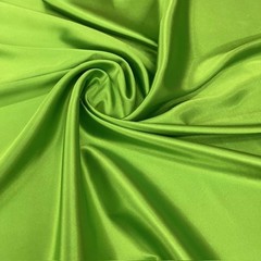 Stretch Satin Charmeuse Lime Green Silky Fabric 58 Inch Width Wedding