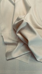 8pcs (17yds, 7 lbs) polyester double knit fabric/remnants in pastels, mostly EUC