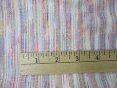 Vintage Poly Knit Multicolor Striped Fabric – 60″ Wide x 1.8 Yards – 70/80’s
