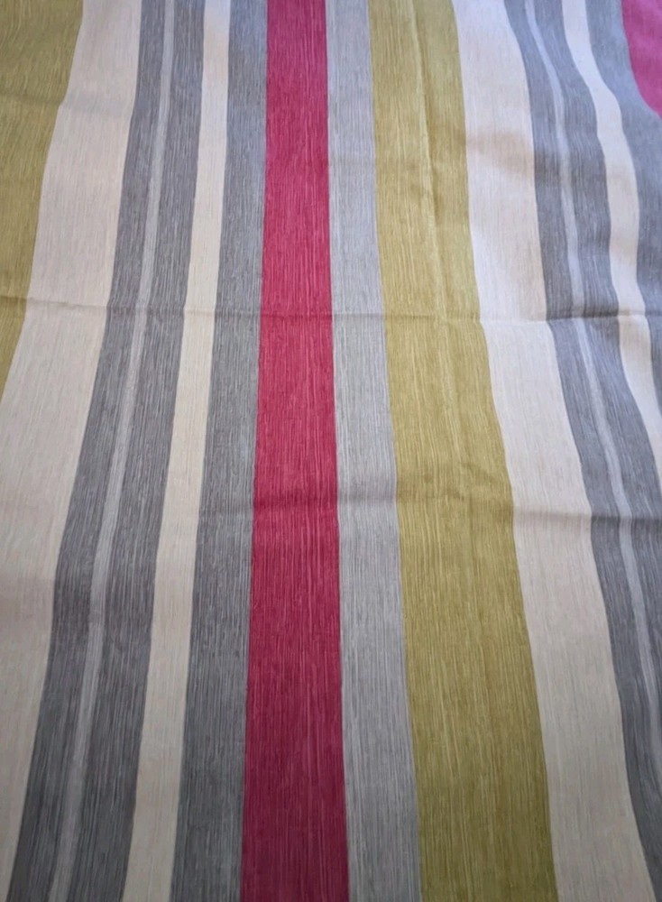 Braemore Stripe Fabric 3.25 yard lot indoor outdoor garden raspberry