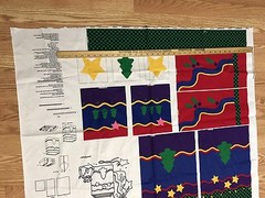 Gift Bag Tags Sewing Panel Fabric All Occasion 3 bags reusable-DREAMSPINNERS-NEW