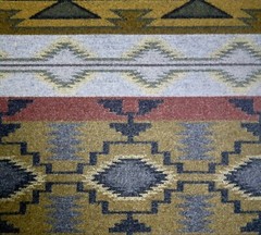 Pendleton Wool Fabric, 16” X 17.5”, Native American Design, Heavy-Weight
