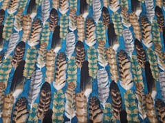 New Cotton Fabric Feathers Southwestern David Textiles BYD