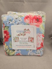 Quilting Fabric. 5×5 42 Pieces. Simply Chic