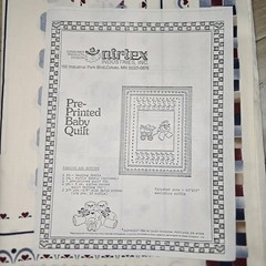 Daisy Kingdom Bear Pulling Geese In Wagon NURSERY Baby PANEL W/ Quilt Guide
