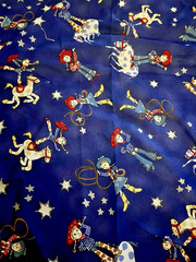VTG 2000 Cowgirl Western Toss on Navy Blue # JAB 710 by Blank Textile BTFQ