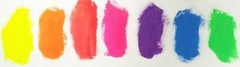 Fabric Ink Fluro Set – 7 Colours | 7 x 250ml Fluro Colours