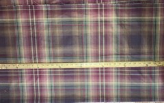 Ralph Lauren Plaid Fabric, 1 Yard, Warm Earthy Tones