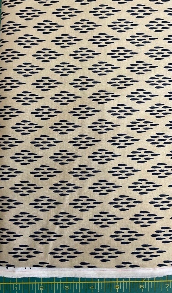 VALLEY #37517-16 – BISQUE-NAVY BY SHERRI & CHELSI FOR MODA– 1/3 YARD