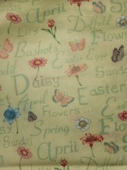1.8 yard fabric bundle Spring Flowers BlankTextiles BTR M3934 Easter cloth