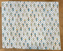 Vintage Holly Hobby Novelty Flannel Fabric 44″ x 36″ New Unused