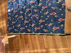 Vintage Fabric Holly Hobby Butterfly Floral Fabric
