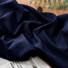 NSGZ Linen Fabric by The Yard, 61 Inch Wide Navy Blue Blend Cloth, 60% Linen …