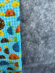 Blank Quilting TURTLES Primary Colors Cotton Quilting Fabric 44×27”