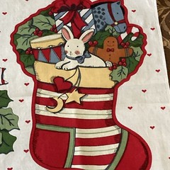 Vintage 1993 Susan Winget #2024 Fabric Traditions Christmas Appliques Panel