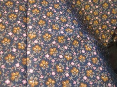 F7237, Rare vintage, Judie Rothermel, 13 x 36 inches, calico flowers.
