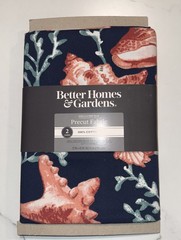 Better Homes & Gardens 100% Cotton Fabric Shells & Reef Blue 2 Yds Precut Fabric