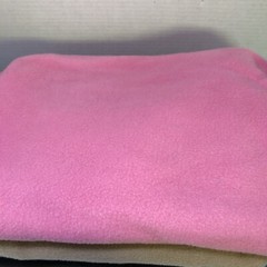 4 Pounds 15 Ounces Solid Fleece Fabric 7 Pieces Up to a Yard in Length