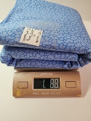 45″ X 5.6yds Light Blue Geometric Pattern Cotton Sewing Craft Quilting Fabric