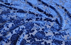 2.4 yd/ Vintage Mulberry Silk Velvet Devore Fabric Luxury Uzbek Oriental Textile